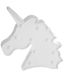 Tête de licorne LED blanc - Blanc