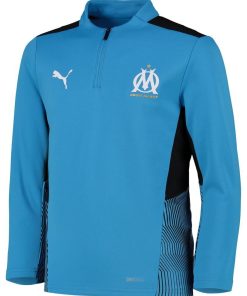 Sweat 'Puma' 'OM Training 1/4 Zip JR' - Bleu