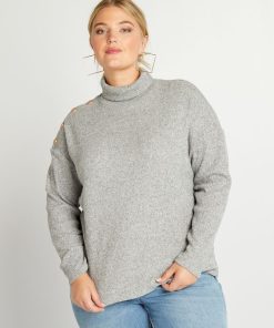 Pull col roulé - Grey