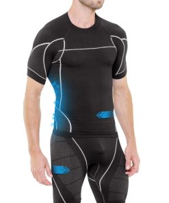 Ensemble t-shirt et cycliste de compression Cellutex - Noir