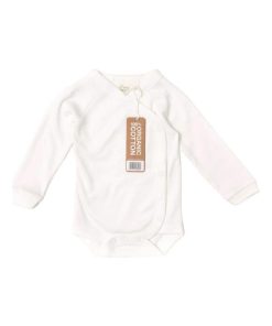 Body Bébé Croisé en Coton Bio - Blanc