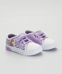 Baskets lumineuses en toile 'Reine des Neiges' - Violet