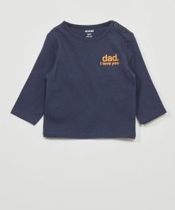 T-shirt en jersey - Bleu
