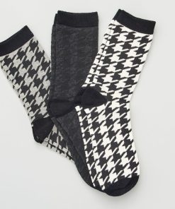 Lot de 3 paires de chaussettes - Gris/noir