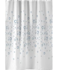 Rideau de douche Bubble - Bleu