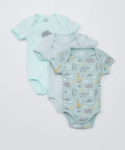 Lot de 3 bodies - Bleu