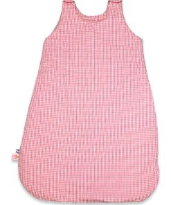 Gigoteuse Hiver en Coton Bio Vichy - Orange