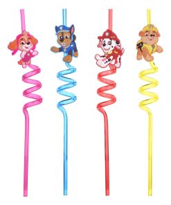 La Pat Patrouille - Set de 4 Pailles - N/A