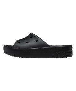 Sandales à Enfiler Crocs Classic Platform Slide - Noir