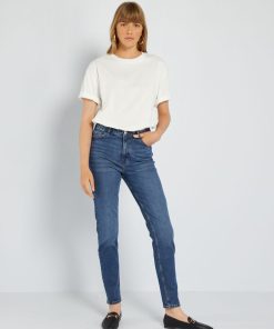 Pantalon slim en denim - 32L - Bleu