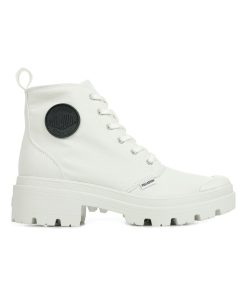 Boots Palladium Pallabase Twill - Blanc