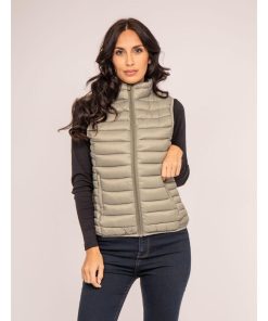 Doudoune sans manches UBIK - Vert kaki clair