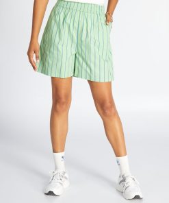 Short en popeline - Bleu
