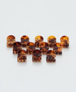 Lot de 12 pinces crabes - Marron
