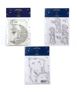 7 Tampons transparents Le Petit Prince et La lune + Etoiles + Astéroïd - N/A