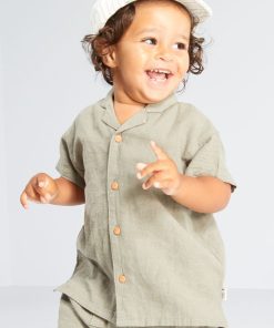 Chemise à manches courtes - Vert