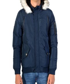 Doudoune Deeluxe Enfant Shark W17630bnav Navy - Bleu