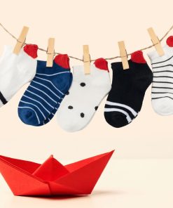 Coffret Chaussettes Coeur Enfants & Bébés (Lot x5)- Sockup- 5 à 8 ans - Multicolore