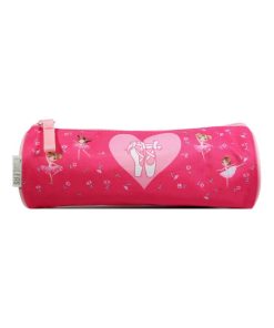 BAGTROTTER Trousse scolaire ronde Phileas Danseuses Rose - Rose