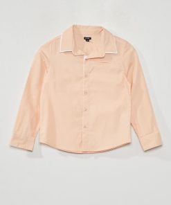 Chemise à manches longues - Rose