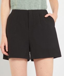 Short taille haute type smart - noir