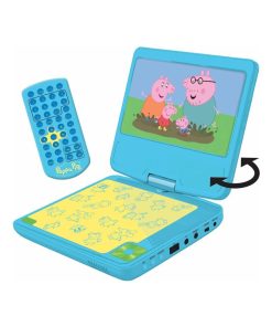 "lecteur Dvd Portable Avec Écran Rotatif 7""et Port Usb, Écouteurs Peppa Pig" - N/A