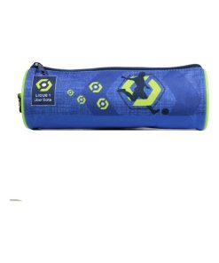 BAGTROTTER Trousse scolaire ronde Ligue 1 Football Bleue - Bleu