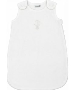 Gigoteuse Été Légère 0-3 mois en Coton Bio couleur Nuage - Blanc
