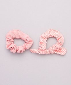 Lot de 2 chouchous - rose
