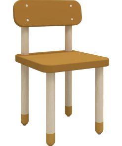 Chaise en bois jaune moutarde pour enfant Flexa - Jaune