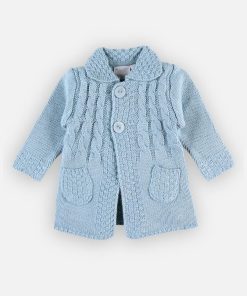 Pl LOLITA IN BLUE MANTEAU TRICOT - Bleu