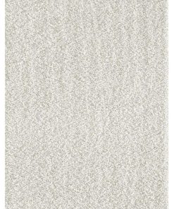 Tapis salon 200x290 SHAGGY SIMPLE Crème OEKO TEX idéal pour la salle à manger - Ecru