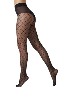 Collant fantaisie 20 deniers Kensington - Noir