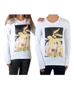 Tee Shirt Little Eleven Paris Bling LS Mixte (Garçon / Fille) Blanc - Blanc