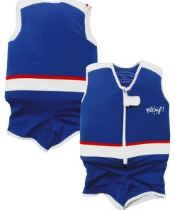 Maillot de Bain Gaspard Enfant avec Flotteurs - Accessoire de Natation Garçon - Bleu