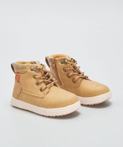 Bottines type montagnardes - Marron