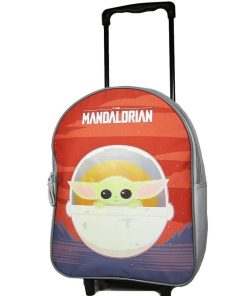 Sac à dos à roulettes 31 cm Star Wars / The Mandalorian Baby Yoda Gris Bagtrotter - Gris