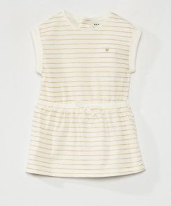 Robe en jersey avec imprimé - Blanc