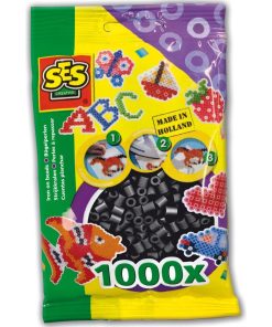 Sachet de 1000 perles Technique à repasser : Noir - N/A