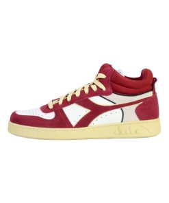 Basket Cuir Diadora Magic Demi Cut - Blanc