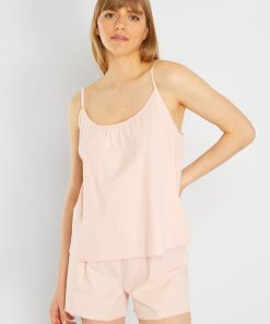 Ensemble pyjama short - 2 pièces - Rose