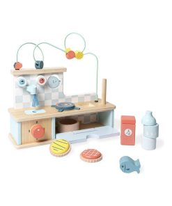 Cuisine en bois : Cuisine d'éveil multi-activité - N/A
