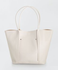Sac cabas à grandes anses - Beige