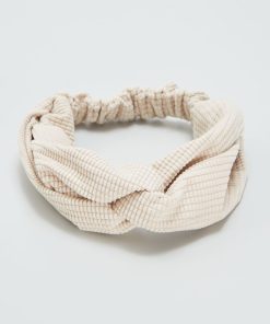 Bandeau aspect gaufré - Beige