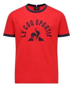 T-shirt Le Coq Sportif Bat Tee SS N°4 Kids - Rouge