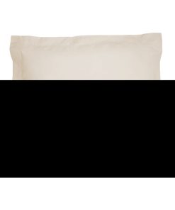 Bleu Câlin - Taie d'oreiller enfant Percale de coton - 40x60cm Beige - Beige