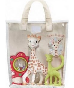 Sac cadeau Sophie la Girafe avec hochet et anneau de dentition - N/A