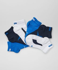 Chaussettes 'Puma' - Lot de 6 - Bleu/blanc/noir