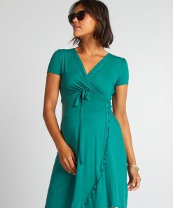 Robe de maternité - Vert
