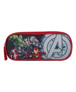 BAGTROTTER Trousse scolaire 2 compartiments Avengers - Multicolore